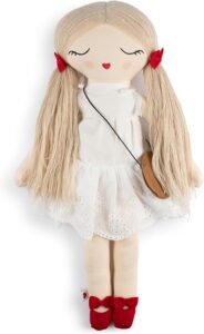 Hearts of Yarn Autumn Plush Handmade Doll for Girls Soft Toy for Toddlers
