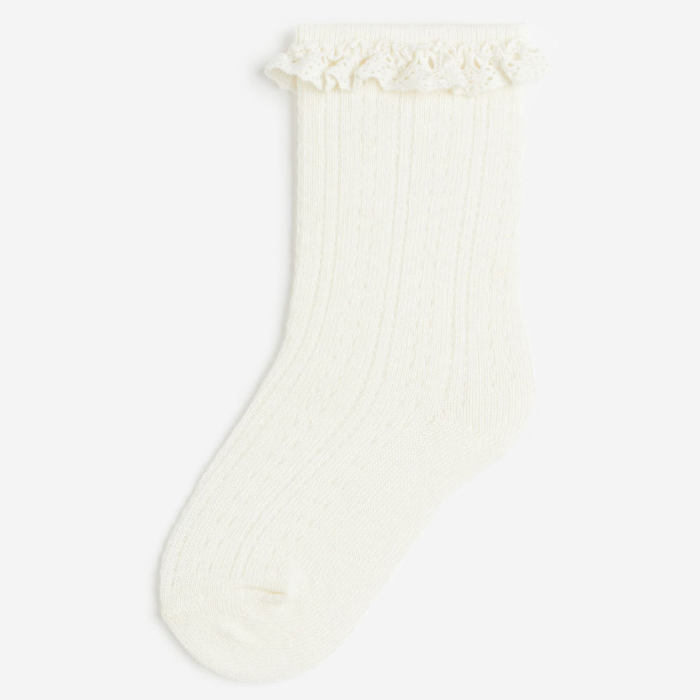 Knee Socks White – Finds Clothing