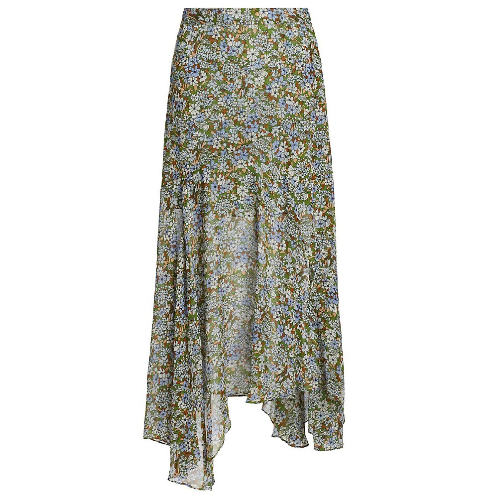 Veronica Beard Shilpa Asymmetric Floral Maxi Skirt – Finds Clothing