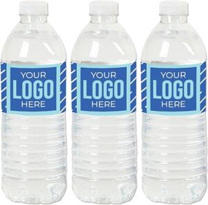 Custom Logo Water Bottle Labels