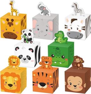 Safari Themed Party Treat Boxes