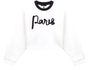 MAJE Cropped sweatshirt