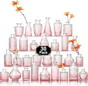 Arme Vintage Pink Mini Flower Vases