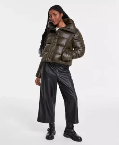 BCBGMAXAZRIA Women’s Water-Resistant Puffer Coat