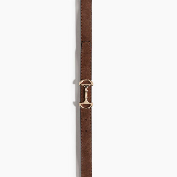 Leather belt Brown