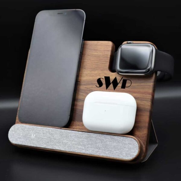 Personalized Walnut Wood iPhone Apple