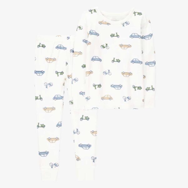 Toddler 2-Piece Car Print PurelySoft Pajamas