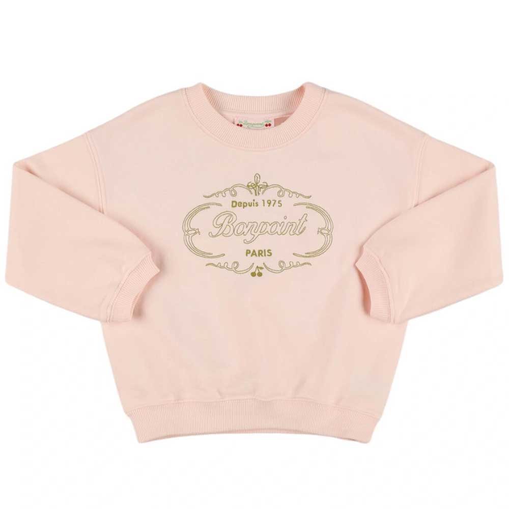 Bonpoint Printed cotton crewneck sweatshirt