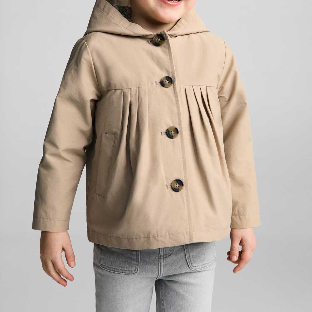 Hooded jacket Sand