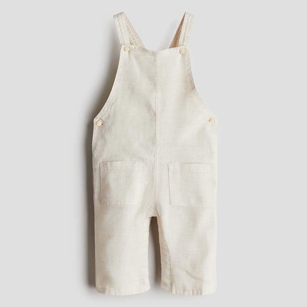 Linen Overalls Light beige