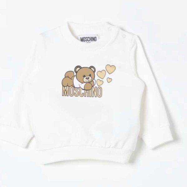 Sweater kids Moschino White