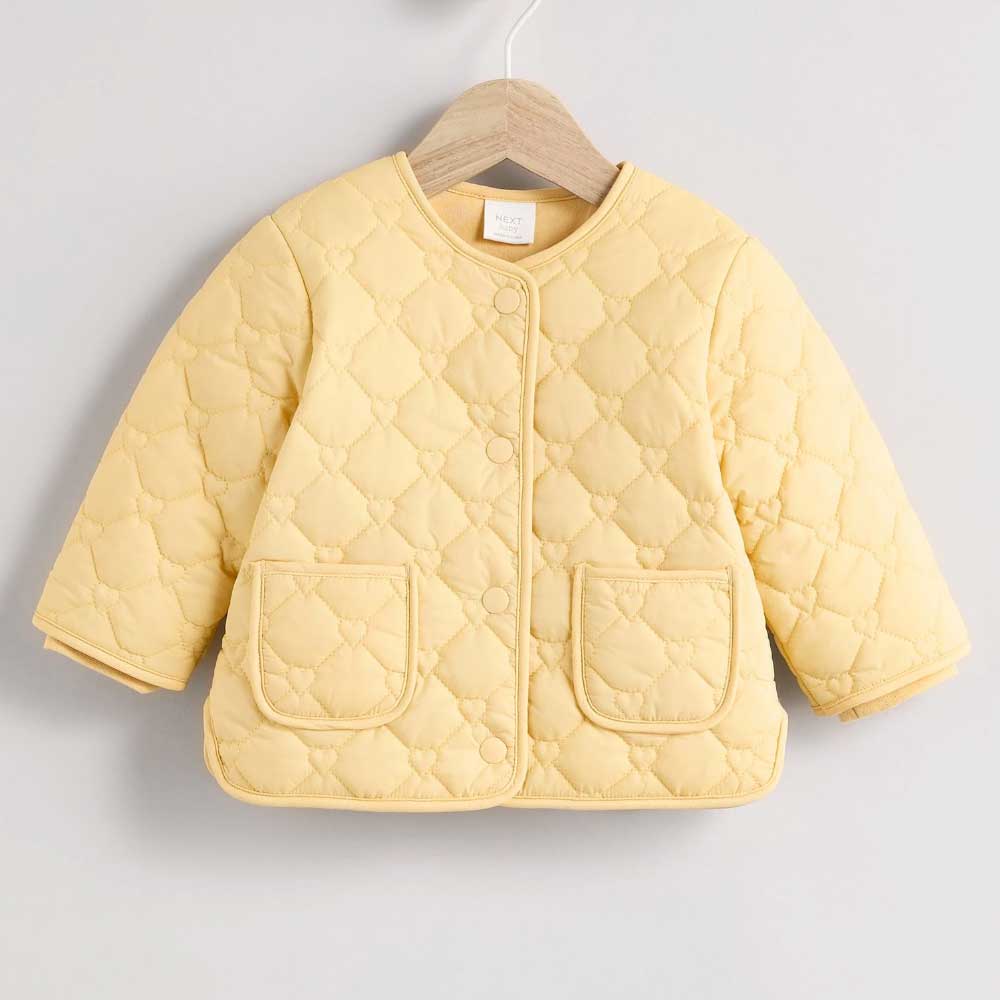 Yellow Quilted Baby Coat (0mths-2yrs)