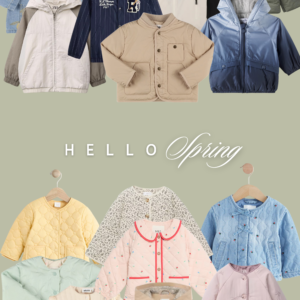 Hello Spring girls and boys jackets