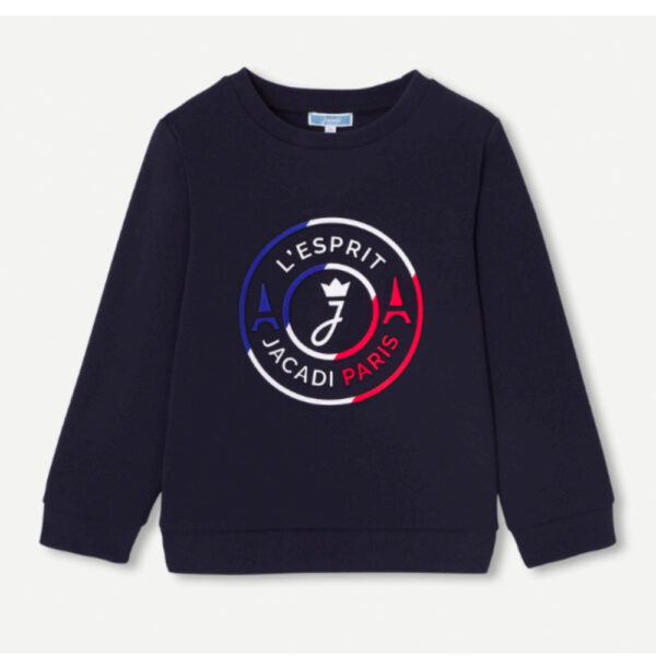 Children's interlock sweatshirt - jacadi navy