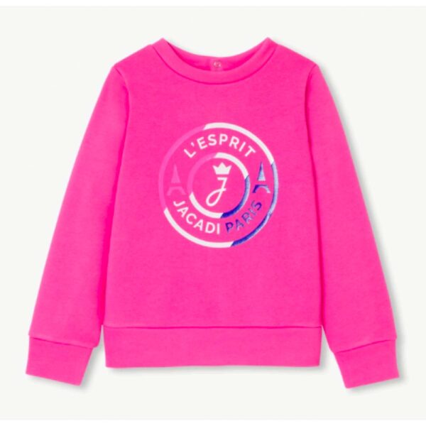 Girl fleece sweatshirt - light fuchsia