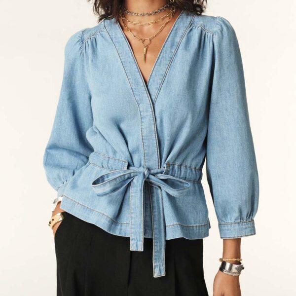 LAVINA long-sleeve top