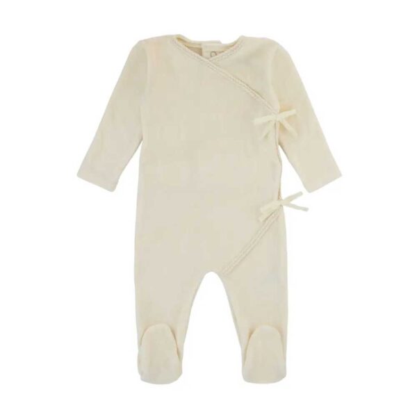 NoggiWear Double Bow Braided Wrap Footie