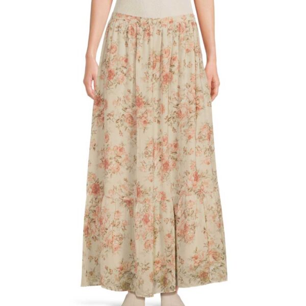Walter Baker ​Floral Tiered Maxi Skirt
