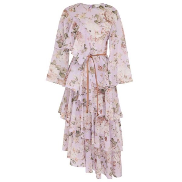 Acacia Asymmetric Midi Dress