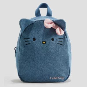 Appliquéd Backpack Denim blue/Hello Kitty