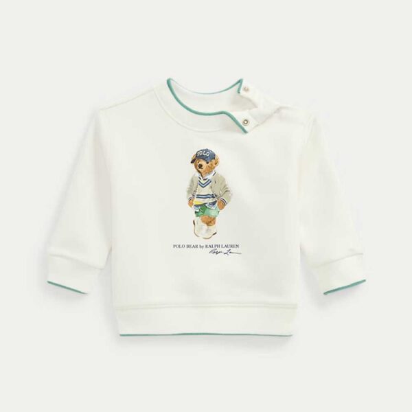 Baby Boy Polo Bear Fleece Sweatshirt Nevis