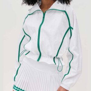 Beach Riot Casen Jacket Courtside White
