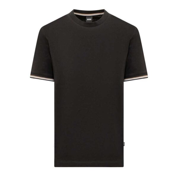 Boss Hugo Boss Stripe-Trim Crewneck T-Shirt