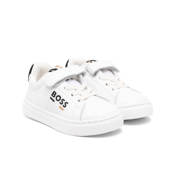 BOSS Kidswear logo-print sneakers