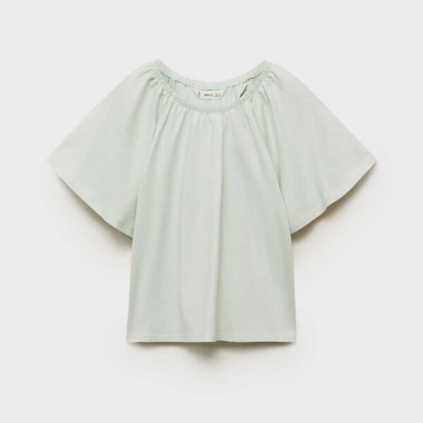 Crossover back T-shirt Mint Green