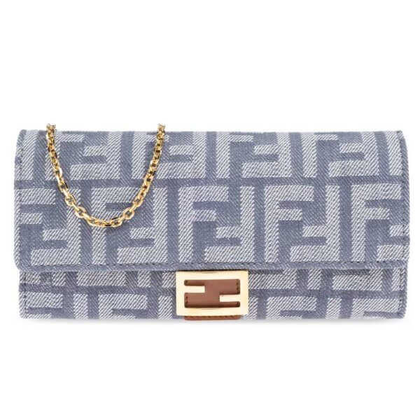 Fendi Baguette Continental Chained Wallet