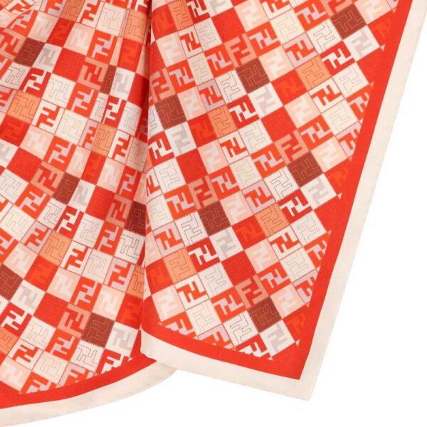 Fendi FF Printed Finished-Edge Scarf