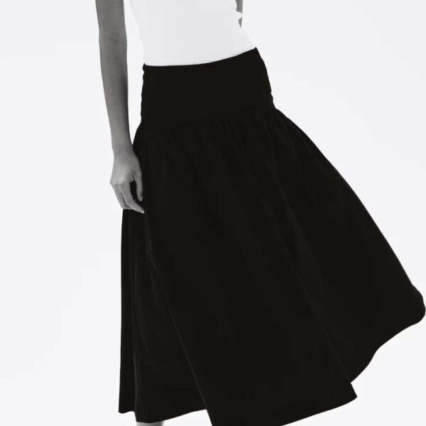 Flared Skirt Black