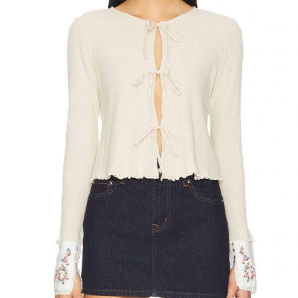Free People x REVOLVE Dipped In Floral Cardi