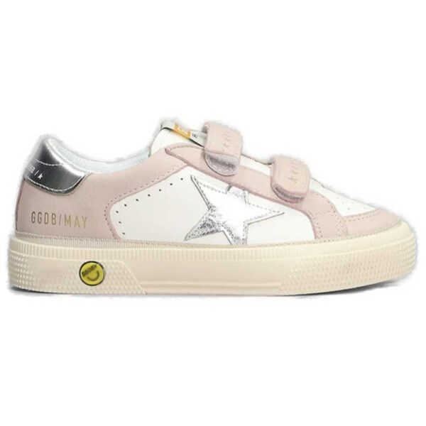 Golden Goose Kids School Touch Strap Sneakers