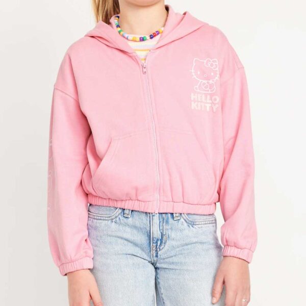 Hello Kitty® Zip-Front Graphic Hoodie for Girls
