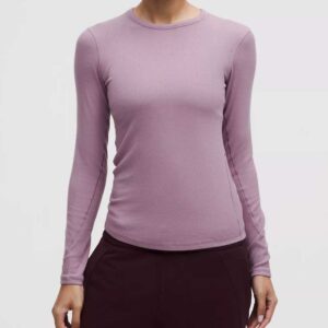 Hold Tight Long-Sleeve Shirt Lavender Lux