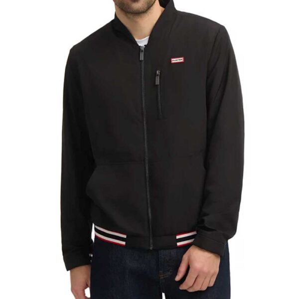 Hunter Men's Moorgate Zip Logo Bomber Jacket
