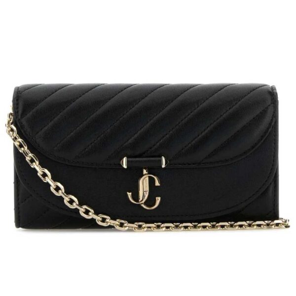 Jimmy Choo Avenue Curve Chain Linked Wallet