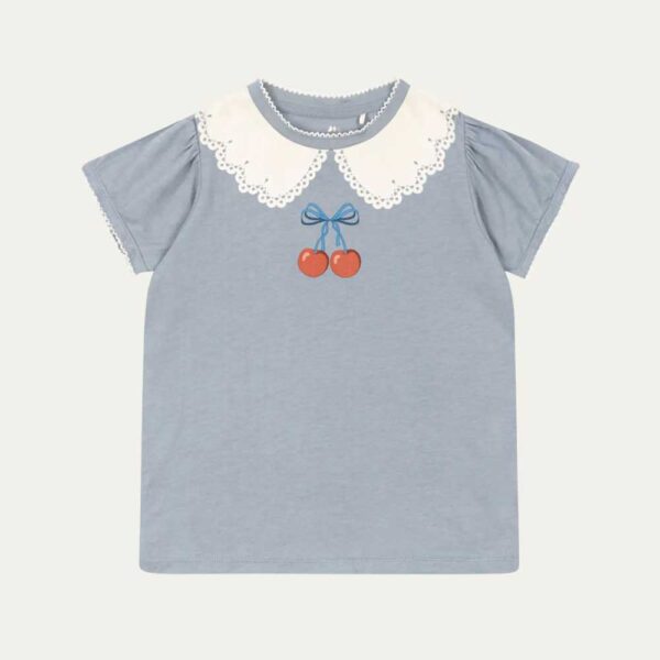 Konges Slojd Girl's Famo Cherry-Print T-Shirt