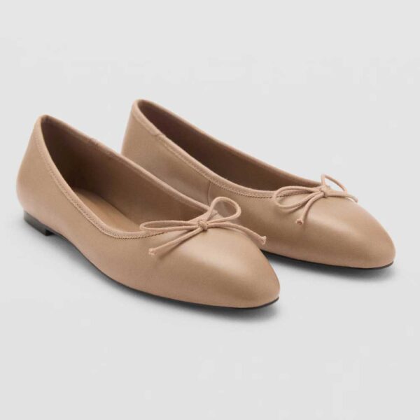 Leather ballet flats Medium Brown