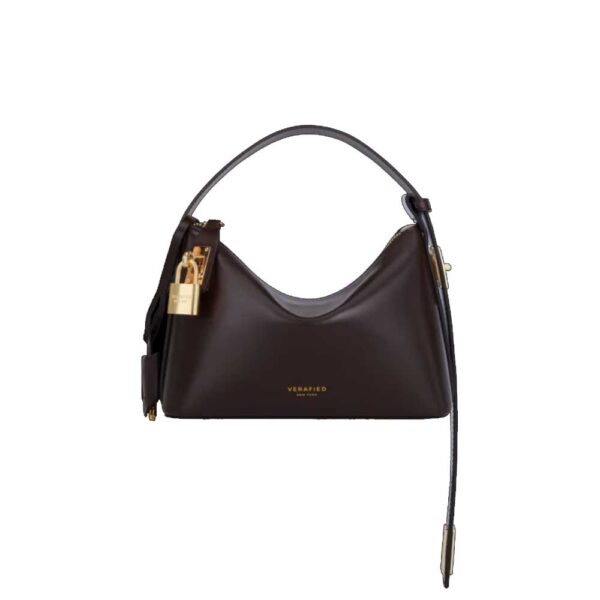 Mini Gold Chocolate Hobo Bag Chocolate