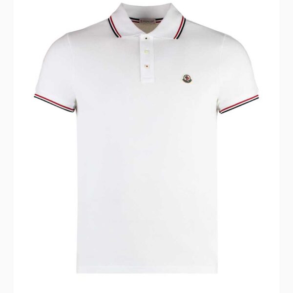 Moncler Logo Patch Short-Sleeved Polo Shirt