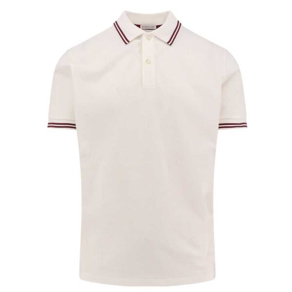 Moncler Logo Patch Short-Sleeved Polo Shirt Cettire
