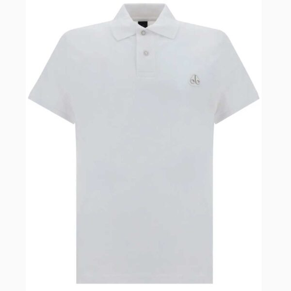 Moose Knuckles Everett logo-appliqué polo shirt