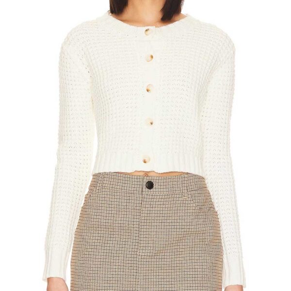 MORE TO COME Alfie Cardigan Ivory