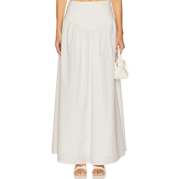 MORE TO COME Amaya Maxi Skirt White