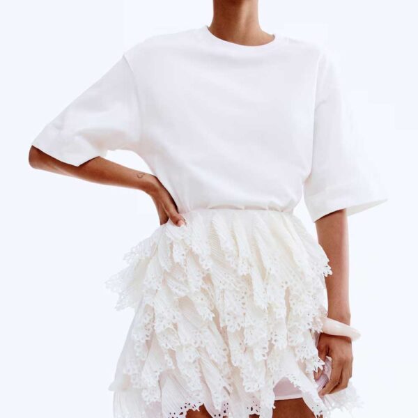 Oversized Cotton T-Shirt White