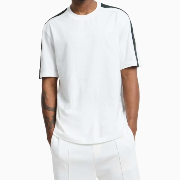 Regular fit T-shirt with logo bands
