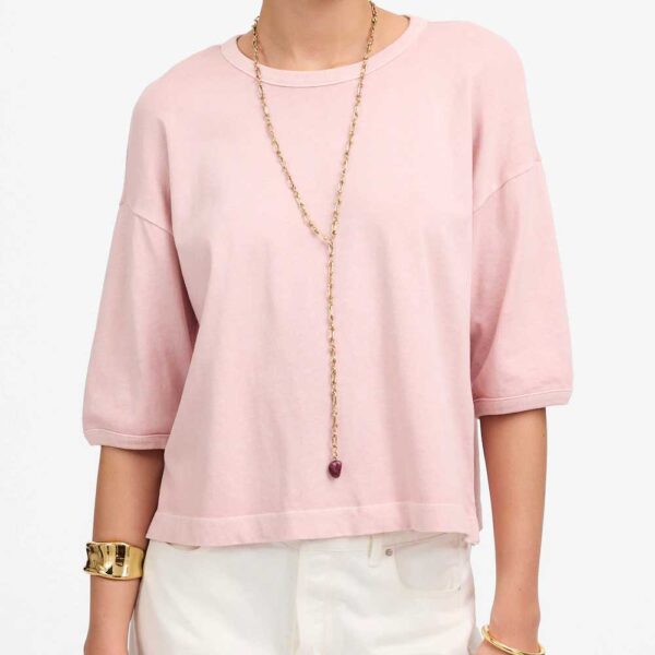 Relaxed Boxy Tee sunwashed pink
