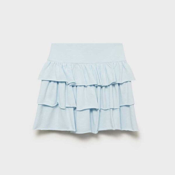 Ruffled trouser skirt Sky Blue